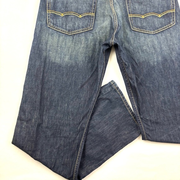 American Eagle 100% Cotton Whiskered Midrise Relaxed Straight Mens Jeans (33/34) - Picture 9 of 15